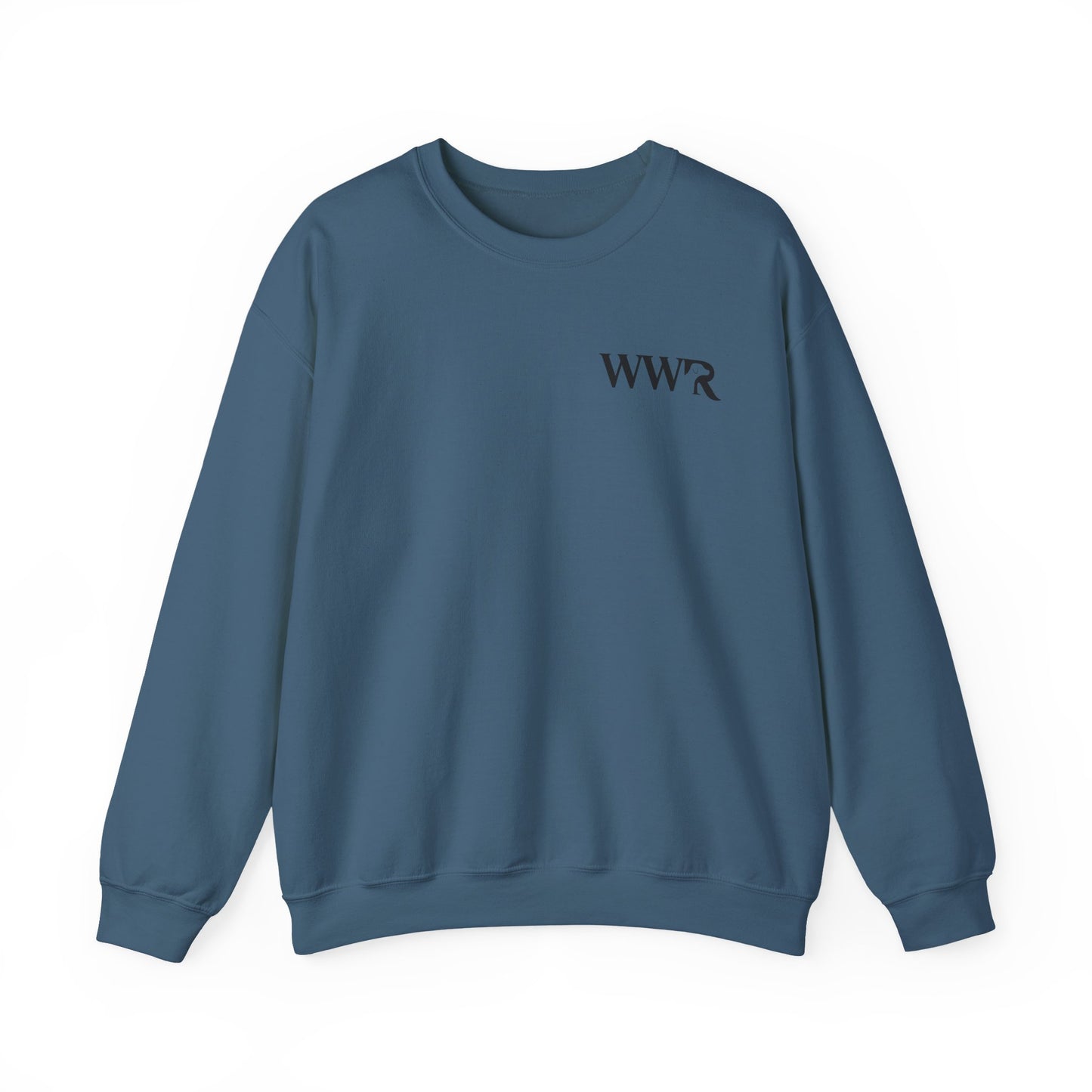 WWR Classic Black Logo - Unisex Heavy Blend™ Crewneck Sweatshirt