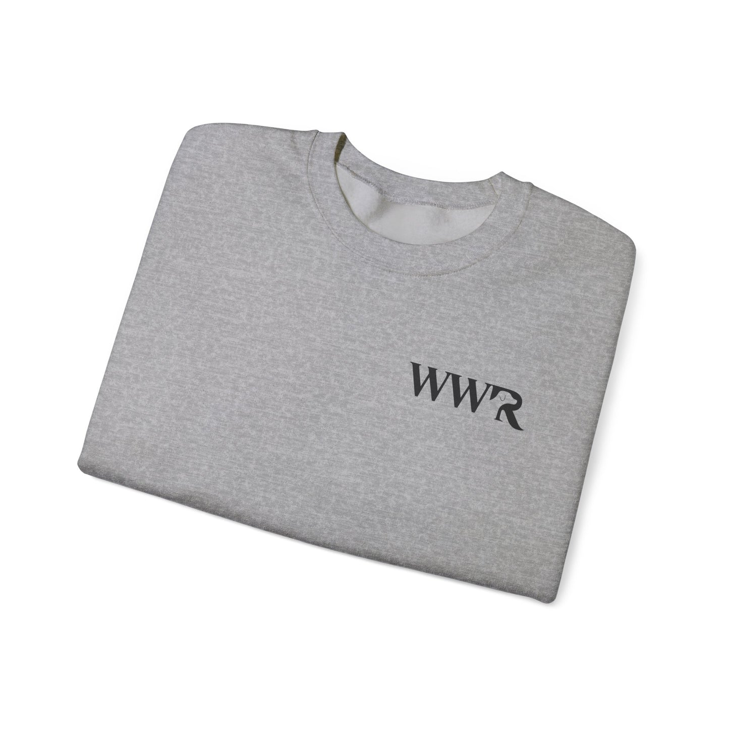 WWR Classic Black Logo - Unisex Heavy Blend™ Crewneck Sweatshirt