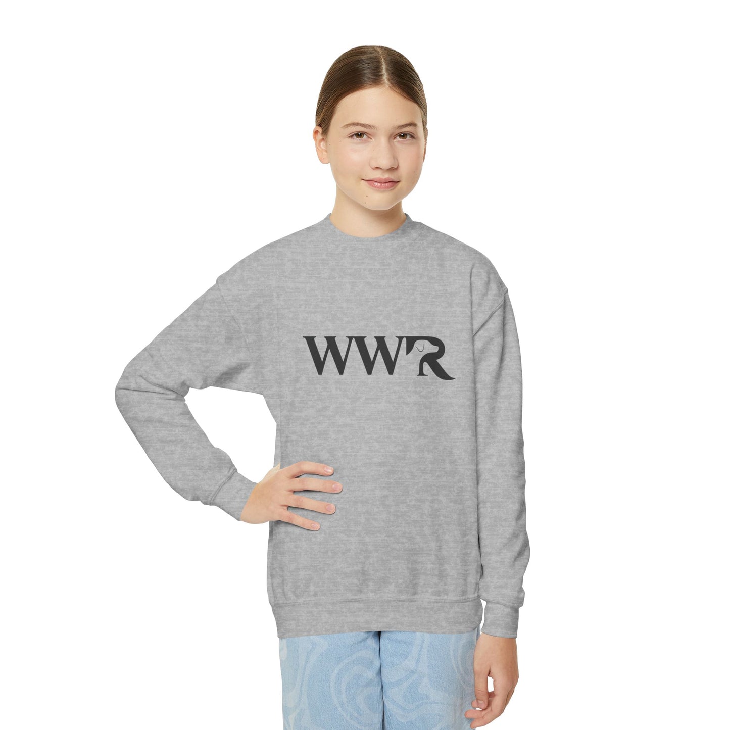 WWR Classic Logo - Youth Crewneck Sweatshirt