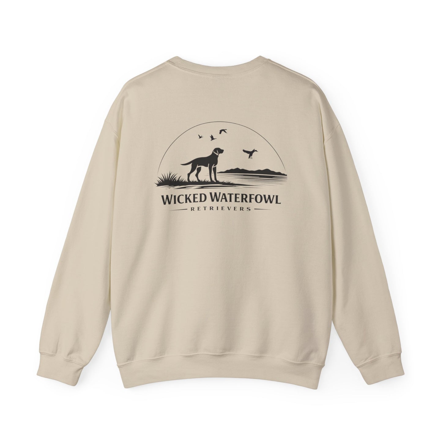 WWR Classic Black Logo - Unisex Heavy Blend™ Crewneck Sweatshirt
