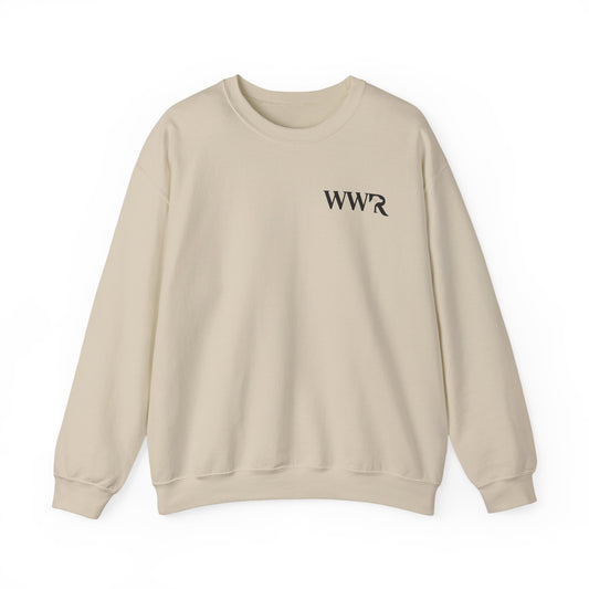 WWR Classic Black Logo - Unisex Heavy Blend™ Crewneck Sweatshirt