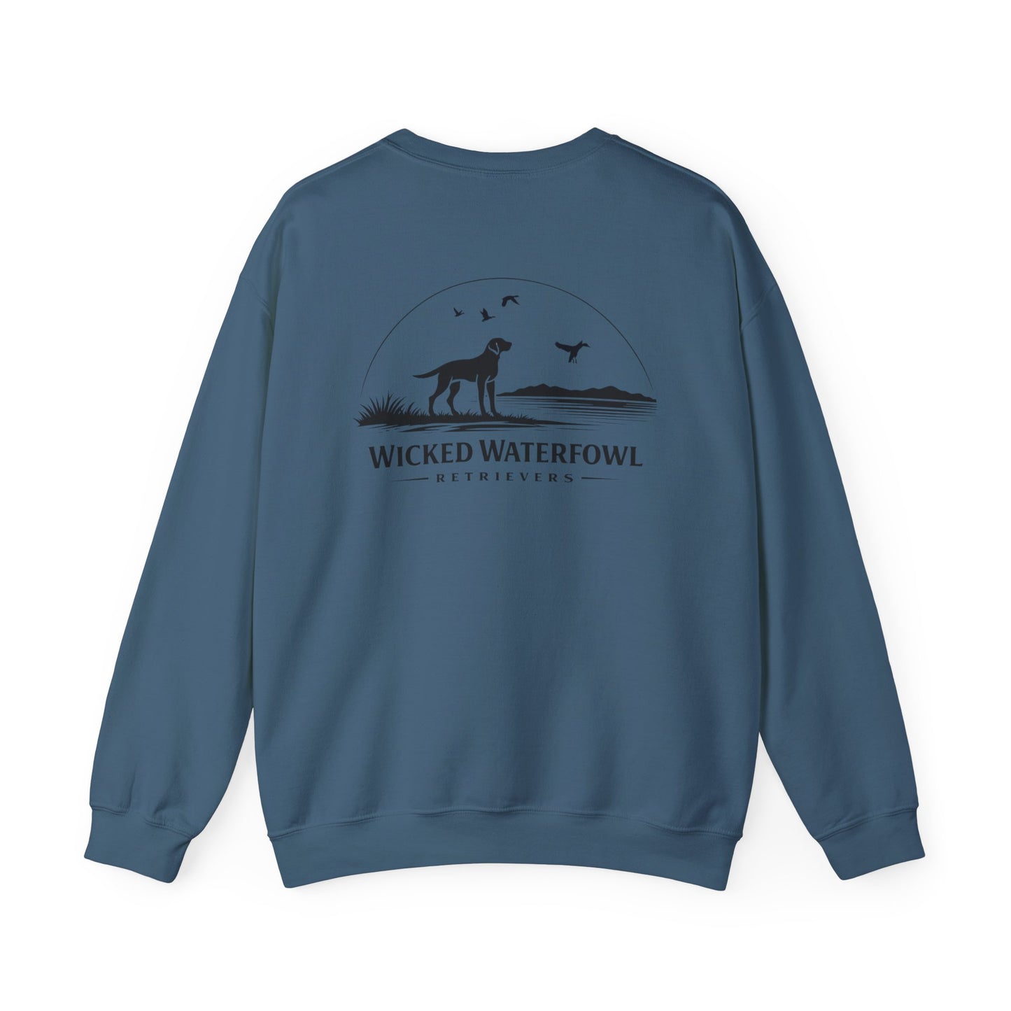 WWR Classic Black Logo - Unisex Heavy Blend™ Crewneck Sweatshirt
