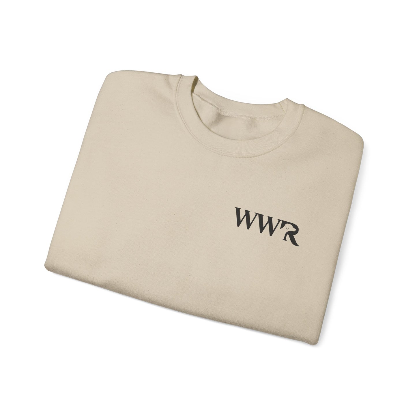 WWR Classic Black Logo - Unisex Heavy Blend™ Crewneck Sweatshirt