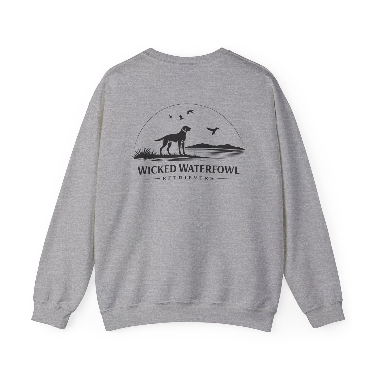WWR Classic Black Logo - Unisex Heavy Blend™ Crewneck Sweatshirt