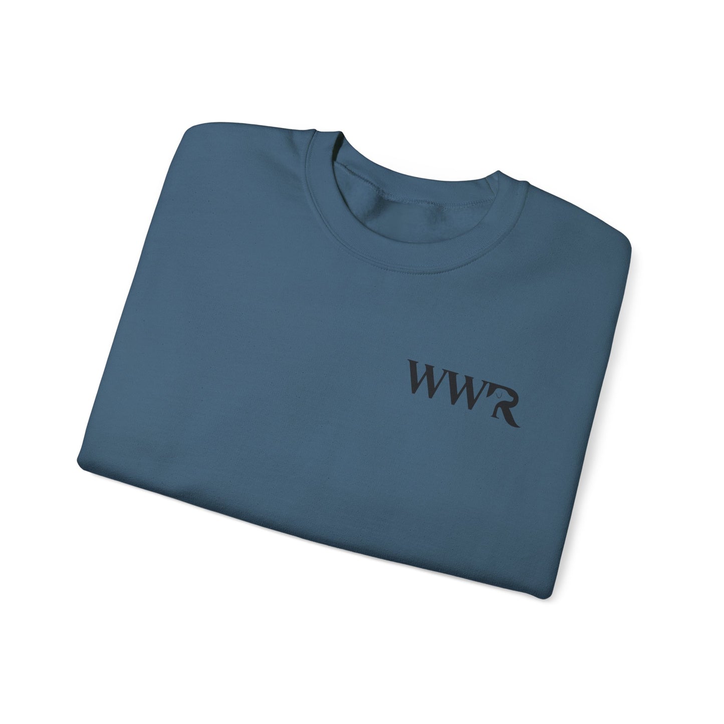 WWR Classic Black Logo - Unisex Heavy Blend™ Crewneck Sweatshirt