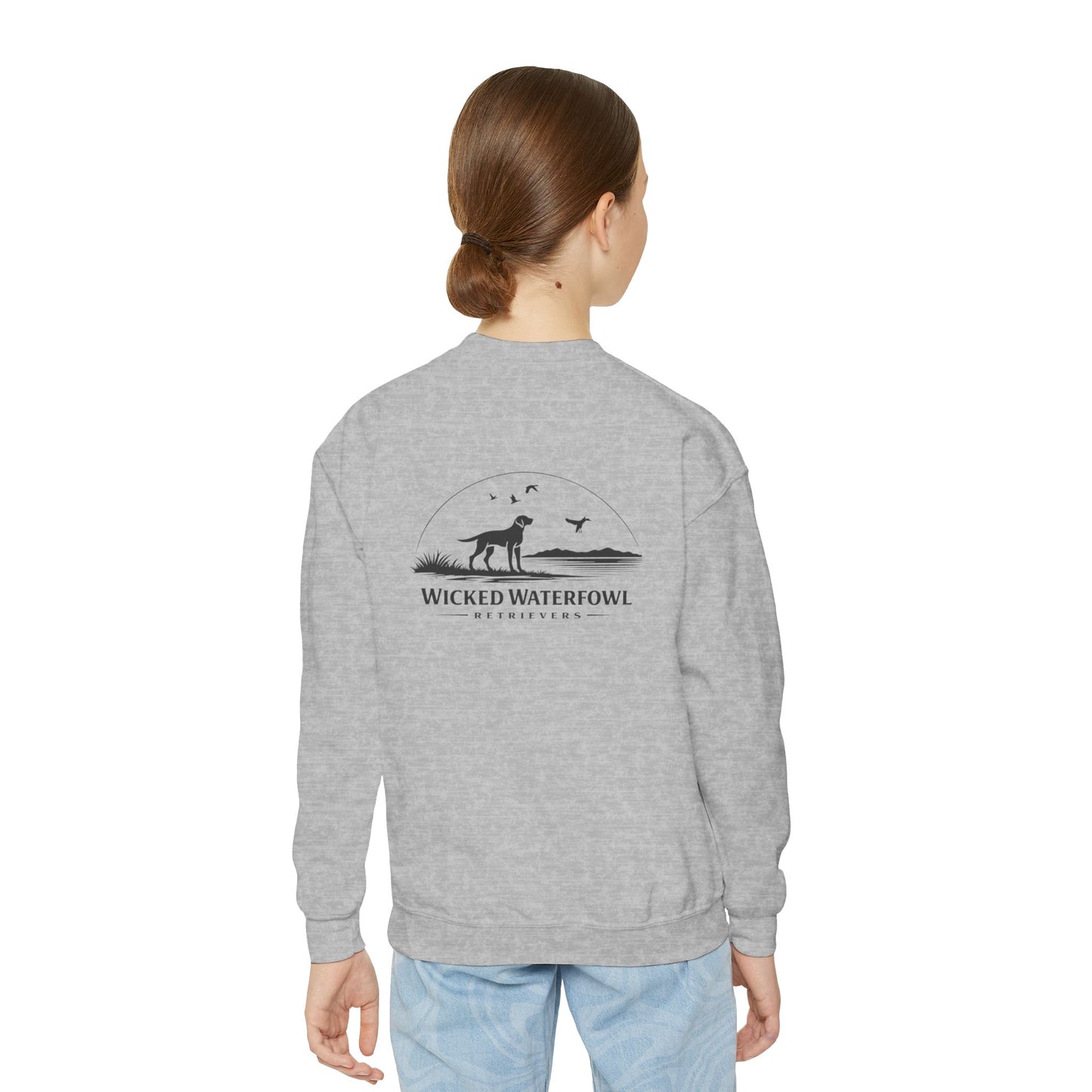 WWR Classic Logo - Youth Crewneck Sweatshirt