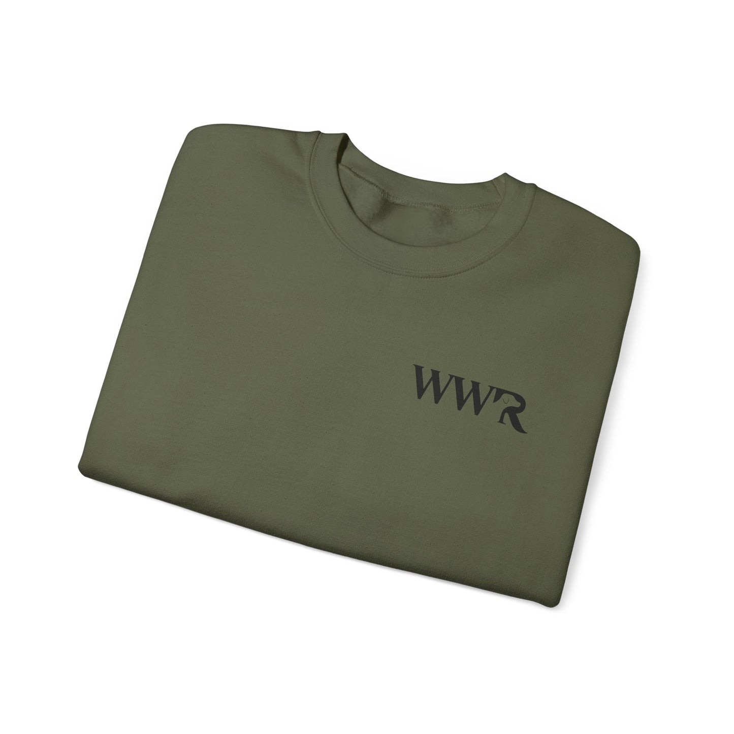 WWR Classic Black Logo - Unisex Heavy Blend™ Crewneck Sweatshirt