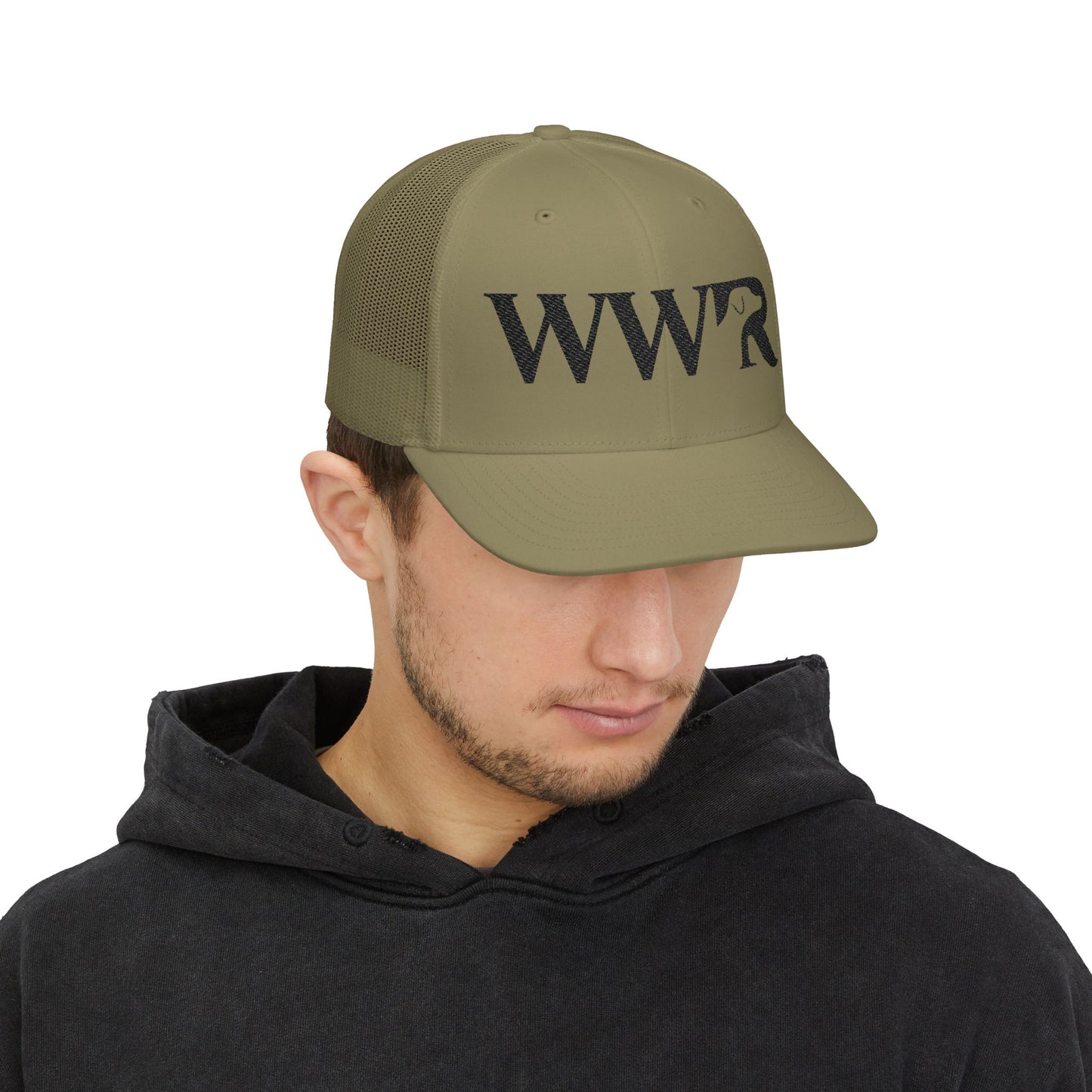 WWR Classic Logo Richardson Snapback Cap | Trucker Hat, Embroidered