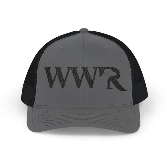WWR Classic Logo Richardson Snapback Cap | Trucker Hat, Embroidered